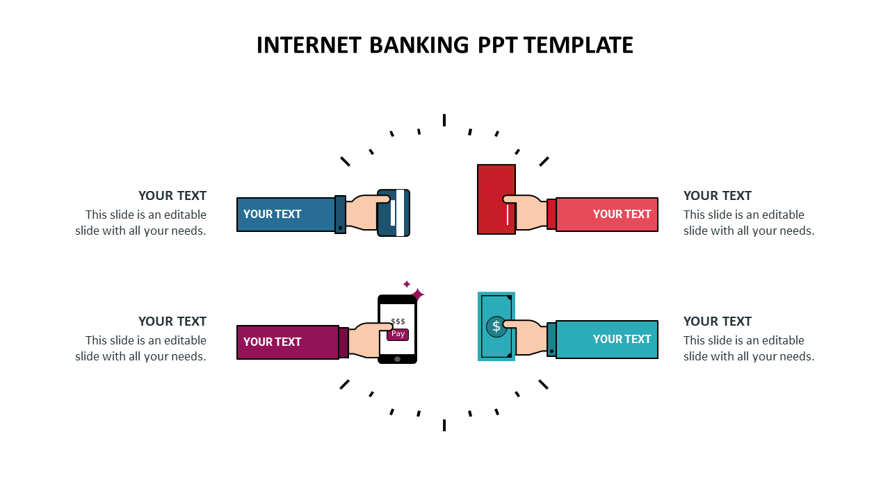 internet banking ppt template